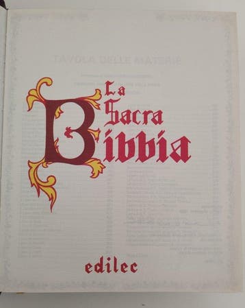 La Sacra Bibbia - 1980