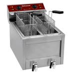 Friteuse | Elektrisch | 8+8L | 0°C/190°C | 9kW (400V) |, Verzenden, Nieuw in verpakking