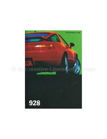 1995 PORSCHE 928 GTS HARDCOVER BROCHURE DUITS, Nieuw
