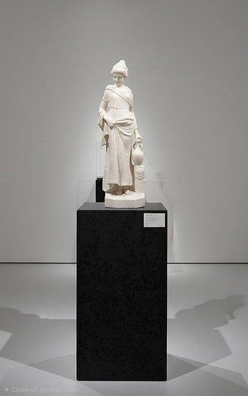 Affortunato Gori (1869-1925) - Beeld, Giovane fanciulla con