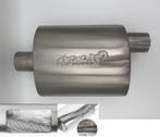 MAX Ultra Straight Flo Performance rvs uitlaat demper 2,5, Ophalen of Verzenden, Nieuw