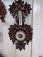 Aneroid barometer (4) - Bois - Baromètres de yacht anciens., Antiek en Kunst