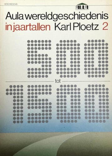 2 Aula wereldgeschiedenis in jaartallen - Ploetz, Verzenden