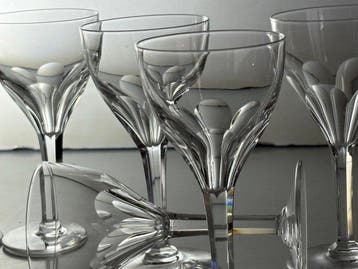 Val Saint Lambert, Nestor - Crystal antieke glazen -