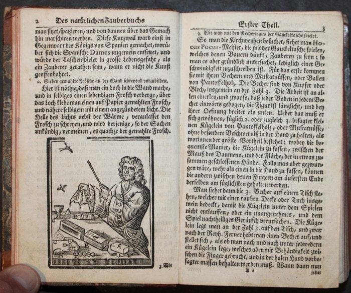 Simon Witgeest - Zauberei, Natürliches Zauber-Buch Oder, Antiquités & Art, Antiquités | Livres & Manuscrits