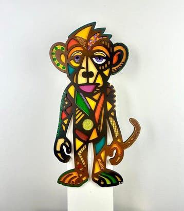 Krzysztof Gudanski - Monkey - Animal Flow, Relief