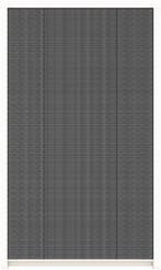 2dekans | Livn plissehor raam Plus 100x155cm wit - Geschikt, Doe-het-zelf en Bouw, Ophalen of Verzenden, Nieuw