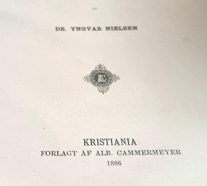 Dr. Yngvar Nielsen - Det første overordentlige Storthing -, Antiquités & Art, Antiquités | Livres & Manuscrits