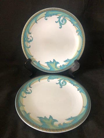 Rosenthal - Versace - Bord (2) - Beenporselein - arabeske