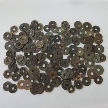 Japan. Cash coin Edo Period, Lot of 500g coins (Zonder