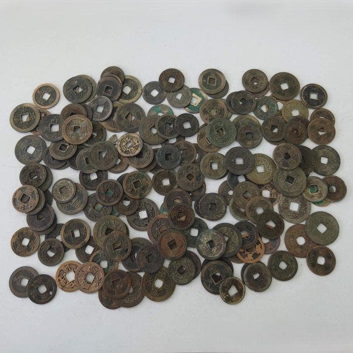 Japan. Cash coin Edo Period, Lot of 500g coins (Zonder, Postzegels en Munten, Munten | Azië