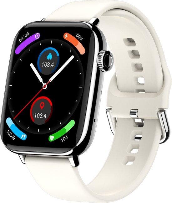 2dekans | Nuvance - Smartwatch Heren & Dames met Bluetooth -, Handtassen en Accessoires, Smartwatches, Ophalen of Verzenden