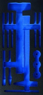 Bgs Technic 1/3 gereedschapskistje (408x189x32 mm), leeg, vo, Verzenden, Nieuw