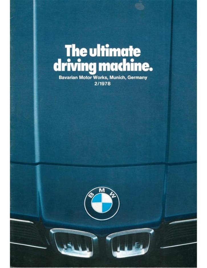 1978 BMW PROGRAMMA BROCHURE ENGELS (USA), Livres, Autos | Brochures & Magazines, Enlèvement ou Envoi