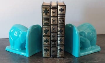Serre-livres (2) - Éléphant - Céramique
