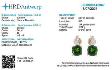 Ensemble de bijoux 2 pièces - 14 carats Or jaune - 2.29ct.
