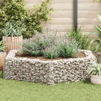 vidaXL Gabion plantenbak verhoogd zeshoekig 200x173x40 cm, Tuin en Terras, Verzenden, Nieuw