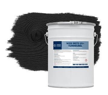 Wixx Tuinmeubelbeits UV+ Zwart 10L, Verzenden, Nieuw, Zwart