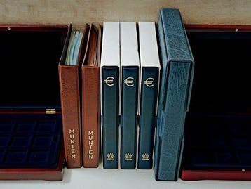 Accessoires. Munten albums en kisten (8 Items) (Sans prix de
