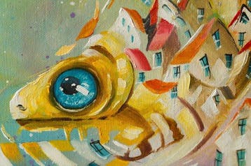 Adam Burczyc - HIDDEN CITY (oil/canvas)