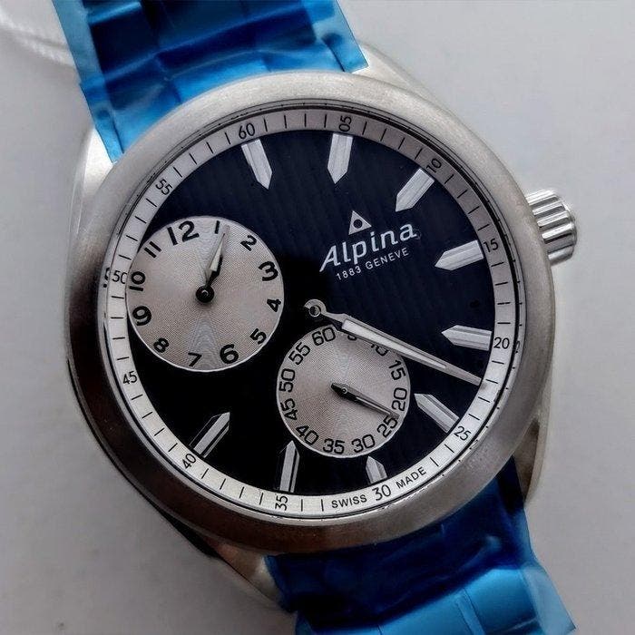 Alpina - Avalanche Regulator - AL-650BSS5E6B - Homme - 2020, Handtassen en Accessoires, Horloges | Heren