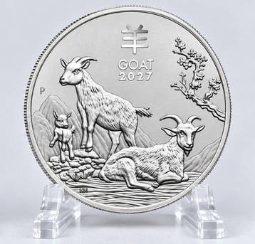 Australië. 1 Dollar 2027 – Lunar III – Year of the Goat – 1