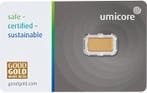 1 gram - Goud .999 - Umicore - Verzegeld en met certificaat, Postzegels en Munten