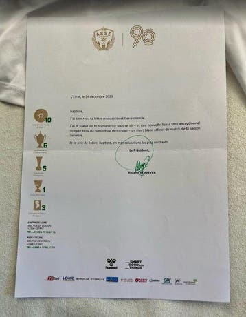 AS Saint-Étienne - Ligue 1 - 2023 - Voetbal, Nieuw