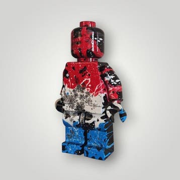 RED - sculptuur, Lego holland - 20 cm - Hars - 2026