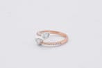 Bague - 18 carats Or jaune - 0.45ct. tw. Diamant (Naturelle)