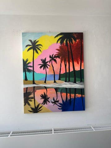Katharina Hormel - Sunset Beneath the Palms