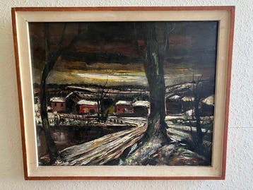 Jacques Mels (1899-1974) - Winters landschap
