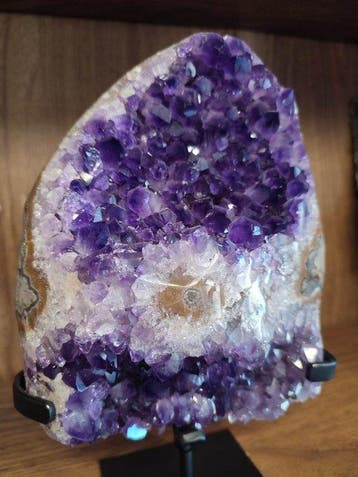 amethist Geode - Hoogte: 22 cm - Breedte: 14 cm- 1590 g -, Verzamelen