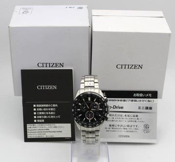 Citizen - Eco-Drive Radio Controlled World Time Chronograph, Nieuw