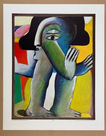 Horst Antes (after) - Zweiäugige Figur, 1965 - Rare
