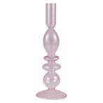 Roze Kandelaar 22,5cm, Verzenden, Nieuw