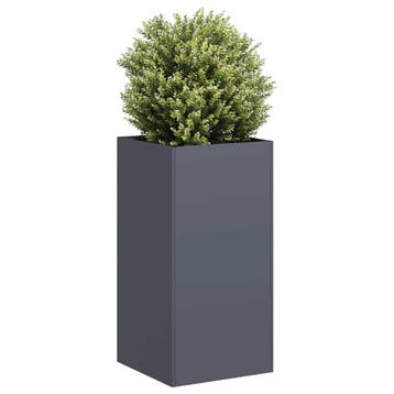 vidaXL Plantenbak 40x40x80 cm koudgewalst staal, Verzenden