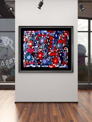 Nuno Barbedo (1983) - Harmony for life (XL Size Painting)