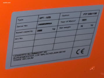 LENAERTS BLOMMAERT HPT-A/QL manuele transpallet...