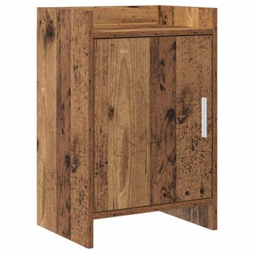 vidaXL Nachttafels Oud hout 40 x 30 x 60 cm Bewerkt hout, Huis en Inrichting, Slaapkamer | Nachtkastjes, Verzenden, Nieuw