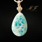 Premium - Pendentif en Larimar de la plus haute qualité -