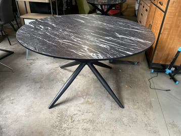Iris eettafel, marble nero, Nieuw, Overige materialen