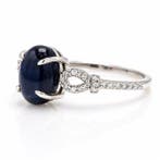Sans prix de réserve - Bague Platine - 2.36ct. tw. Saphir -, Bijoux, Sacs & Beauté