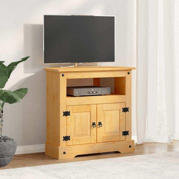 vidaXL Wandtafel Mexicaans grenenhout Corona-stijl 80x43x78, Verzenden
