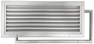Deurrooster aluminium LxH 500 x 200mm, Verzenden, Nieuw