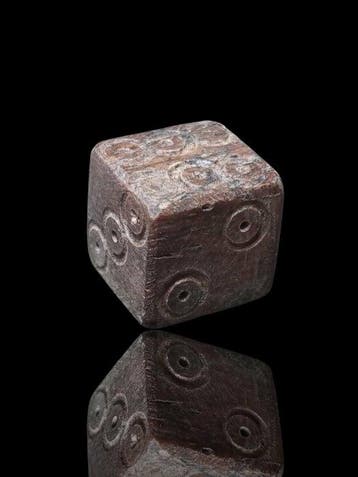 Oud-Romeins Legionary 1-3 AD Dobbelstenen, Antiek en Kunst