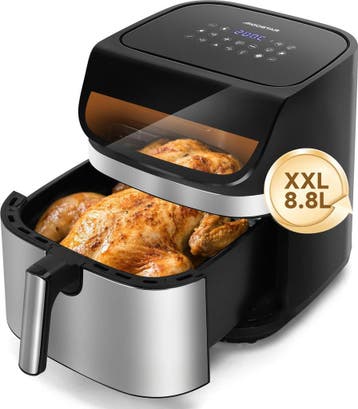 Airfryer XXL - heteluchtfriteuse - 8,8L - 2200W - Zwart - Ai, Verzenden