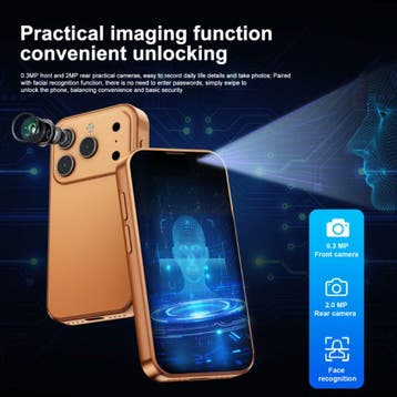 17SE Mini Telefoon - 3 inch HD Scherm - Dual SIM - 900mAh, Verzenden, Nieuw