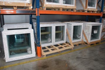 Magazijnverkoop ramen, deuren schuiframen + 8000/st OP STOCK, Ophalen, Kunststof, Nieuw, Inclusief glas