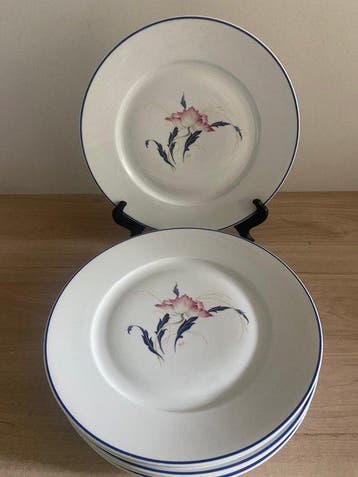Limoges - R. LECLAIR - Assiette de service (6) - Porcelaine